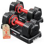 Adjustable Dumbbells Set of 2 - 25lbs