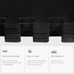 BalanceFrom Interlocking EVA Foam Exercise Tiles - Black