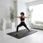 BalanceFrom Interlocking EVA Foam Exercise Tiles - Black