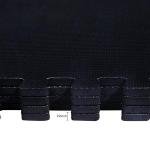 BalanceFrom Interlocking EVA Foam Exercise Tiles - Black