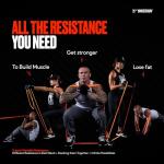 5-Piece Portable Resistance Bands Set for Everyone
