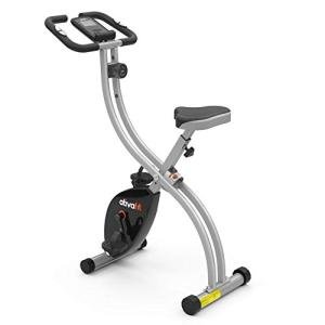 ATIVAFIT Folding Exercise Bike with Heart Rate Monitor