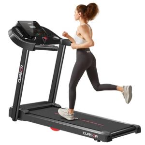 Quiet Folding Treadmill with Pulse Sensor, 2.5 HP