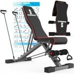 Adjustable Multi-Purpose Weight Bench with Resistance Bands
