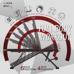 Adjustable Multi-Purpose Weight Bench with Resistance Bands