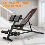 Adjustable Weight Bench with Hyper Extension & More