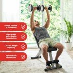 Adjustable 5-in-1 Weight Bench for Home Workouts