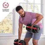 BowFlex SelectTech 552 Dumbbells (Pair) and Stand Bundle