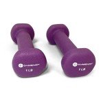 Gymenist Dumbbell Set with Travel Case - 3 Pairs