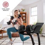 BowFlex SelectTech 552 Dumbbells (Pair) and Stand Bundle