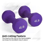 JBM Neoprene Dumbbell Hand Weight Sets of 2 Weights for Women at Home Dumbbells Set of 2