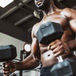 Albott Dumbbells Rubber Coated cast Iron Hex Black Dumbbell Free Weights Dumbbell Set (40lb, Pair)