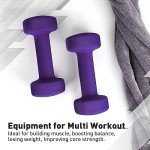 JBM Neoprene Dumbbell Hand Weight Sets of 2 Weights for Women at Home Dumbbells Set of 2
