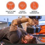 Body Sport Rubber Encased Hex Dumbbell Weight – Dumbbells for Exercises – Strength Training Equipment – Home Gym Accessories – Weight Training – Black, 7.5 lb, Pair