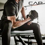 CAP Barbell Cast Iron Hex Dumbbell, Black, Single, 30 lb