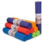 Upward Fit Elevate Yoga Mats, 10 Pack, 72" Long x 24" Wide, 4.5 mm Thick, Non-Slip and Easy to Clean Gym Mats for Schools and Studios, Assorted
