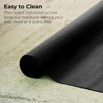 Hello Fit 10-Pack Yoga Mat, 68" x 24" Non Slip Exercise Mat, 4mm Thick Gym Mat for Fitness and Stretching, Bulk Non Toxic Yoga Mats for Schools and Studios, Black