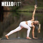 Hello Fit 10-Pack Yoga Mat, 68" x 24" Non Slip Exercise Mat, 4mm Thick Gym Mat for Fitness and Stretching, Bulk Non Toxic Yoga Mats for Schools and Studios, Black