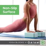Purple GAIAM Yoga Pilates Foam Block for Support