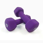 CAP Barbell 32 LB Set of Neoprene Dumbbells with Rack | 3, 5, 8 LB pairs