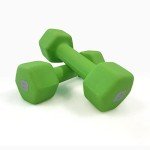 CAP Barbell 32 LB Set of Neoprene Dumbbells with Rack | 3, 5, 8 LB pairs