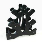 CAP Barbell 32 LB Set of Neoprene Dumbbells with Rack | 3, 5, 8 LB pairs