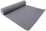 Fitvids All-Purpose 1/4-Inch High Density Anti-Tear Exercise Yoga Mat with Carrying Strap, Gray