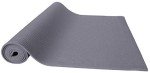 Fitvids All-Purpose 1/4-Inch High Density Anti-Tear Exercise Yoga Mat with Carrying Strap, Gray