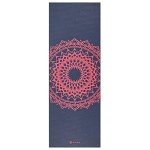 Gaiam Yoga Mat Classic Print Non Slip Exercise & Fitness Mat for All Types of Yoga, Pilates & Floor Workouts, Pink Marrakesh, 4mm, 68"L x 24"W x 4mm Thick