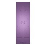 YOGATI Yoga Mat with Alignment Lines. Exercise mat with carry strap. Pilates mats for yoga or Fitness. Non slip Workout Mat. Thick Yoga Mats for women and men. Gym mats for home. Yoga matt thick.
