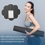 10 Pack Yoga Mats Bulk, 68'' x 24'' x 4mm Thick Yoga Mats for Kids and Adult Gym Mats Bundle Latex Free Exercise Mats with Non Slip Texture for Outdoor Yoga, Pilates or Workout (Black)