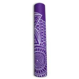 Finix Non-Slip Yoga Mat with Carrying Strap - Purple