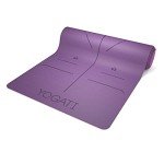 Eco-Friendly Yoga Mat with Alignment Lines