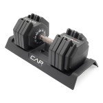 Adjustable 55 lb Dumbbell with Copper Handle