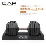 Adjustable 55 lb Dumbbell with Copper Handle