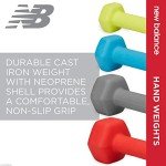 New Balance 8-Pound Neoprene Dumbbell - Single