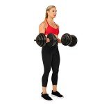 Sunny Health & Fitness 18 kg Vinyl Dumbbell Set
