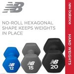 New Balance 8-Pound Neoprene Dumbbell - Single