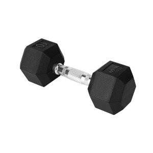 Yes4All 4.5kg Hex Dumbbell with Chrome Grip