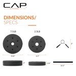 CAP Barbell 40-Pound Adjustable Dumbbell Set