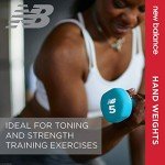 New Balance 8-Pound Neoprene Dumbbell - Single