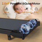 Compact 2-in-1 Incline Treadmill for Home Fitness
