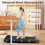Compact 2-in-1 Incline Treadmill for Home Fitness
