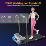 3-in-1 Portable Treadmill with Handle Bar