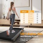 Compact Under Desk Treadmill with Remote Control