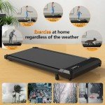 Compact 2-in-1 Incline Treadmill for Home Fitness
