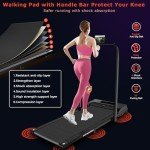 3-in-1 Portable Treadmill with Handle Bar