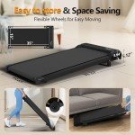 Compact 2-in-1 Incline Treadmill for Home Fitness