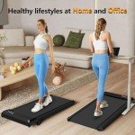 Compact 2-in-1 Incline Treadmill for Home Fitness