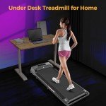 3-in-1 Portable Treadmill with Handle Bar
